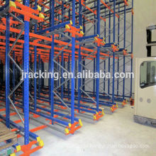 Tear drop pallet racks Jracking high density Metal Radio shuttle US standard pallet racks